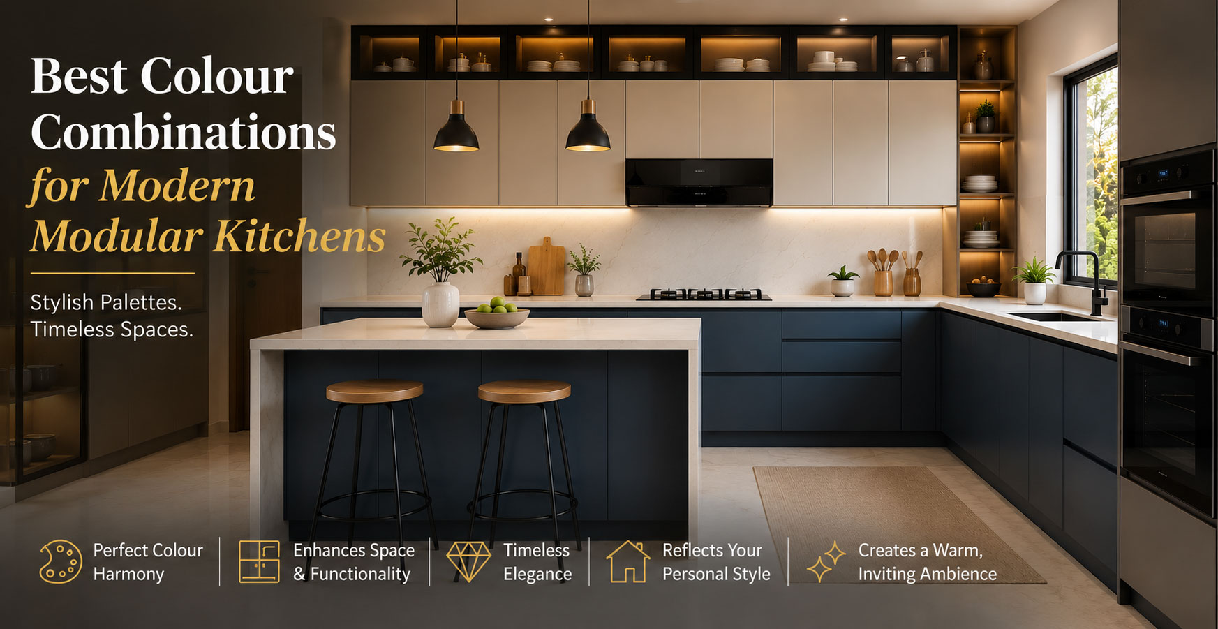 Best Colour Combinations for Modern Modular Kitchens