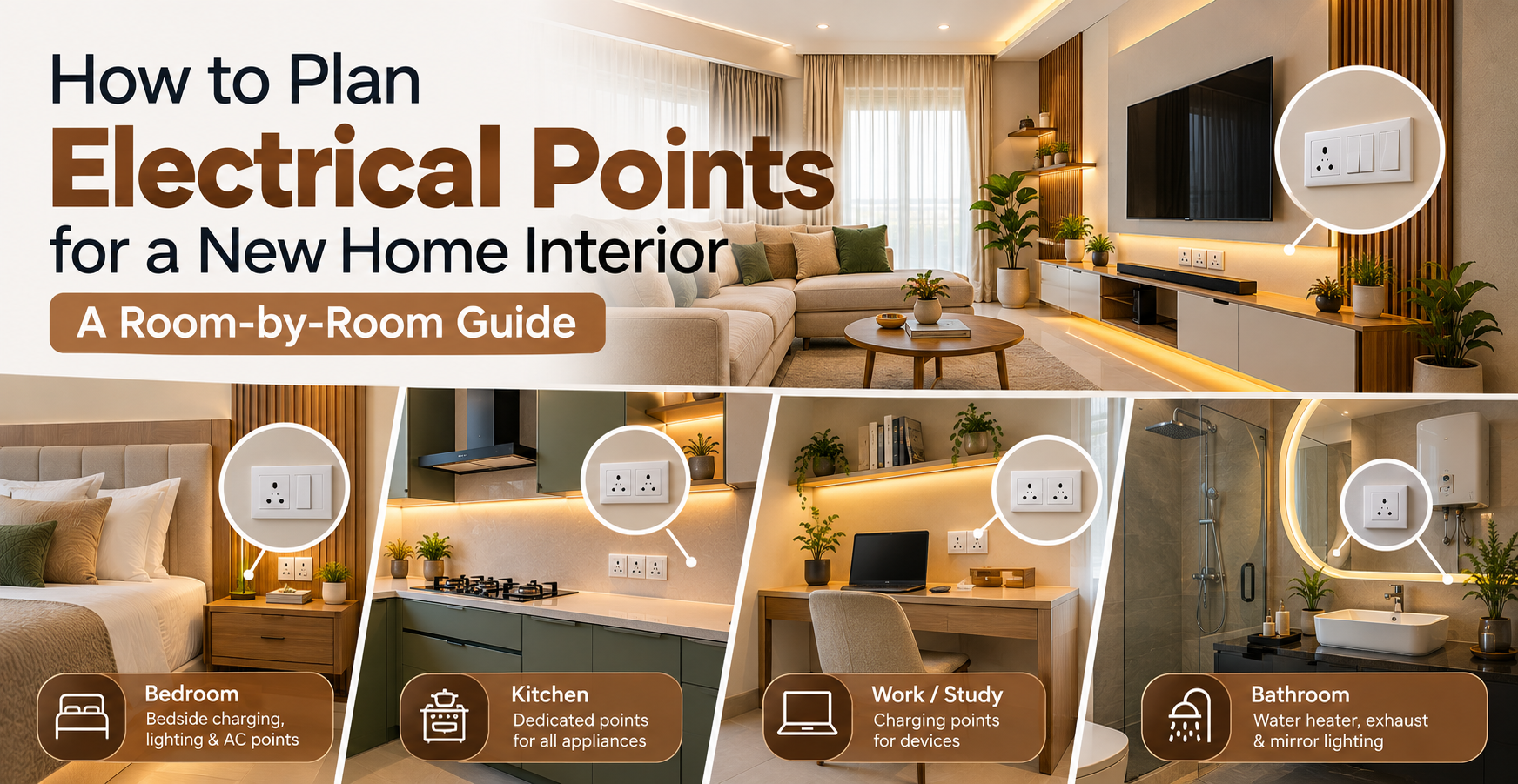 Electrical Point Planning for New Home Interiors