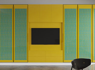 Würfel luxury sliding door wardrobe design – DreamNest Interiors Vijayawada